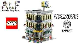 YouTube Thumbnail Lego Creator 10211 Grand Emporium - Lego Speed Build Review