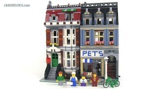 YouTube Thumbnail LEGO Pet Shop 10218 modular building Review!