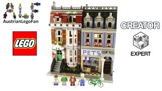 YouTube Thumbnail Lego Creator 10218 Pet Shop - Lego Speed Build Review