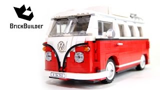 YouTube Thumbnail Lego Creator 10220 Volkswagen T1 Camper Van - Lego Speed Build