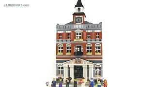 YouTube Thumbnail LEGO Town Hall 10224 modular building Review!