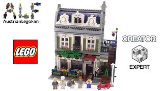 YouTube Thumbnail Lego Creator 10243 Parisian Restaurant Speed Build