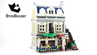 YouTube Thumbnail Lego Creator 10243 Parisian Restaurant - Lego Speed Build