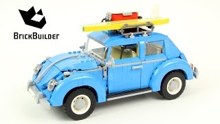 YouTube Thumbnail Lego Creator 10252 Volkswagen Beetle - Lego Speed Build