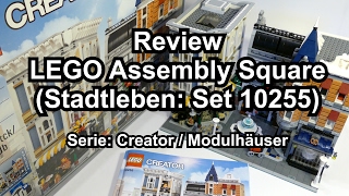 YouTube Thumbnail Test LEGO Assembly Square / Stadtleben (Set 10255 Creator - Review deutsch 4K)