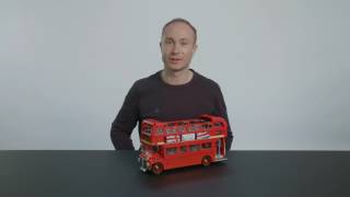 YouTube Thumbnail London Bus - LEGO Creator Expert - 10258 - Designer Video