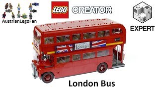 YouTube Thumbnail Lego Creator 10258 London Bus - Lego Speed Build Review