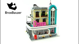 YouTube Thumbnail Lego Creator 10260 Downtown Diner - Lego Speed Build