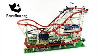 YouTube Thumbnail Lego Creator 10261 Roller Coaster - Lego Speed Build