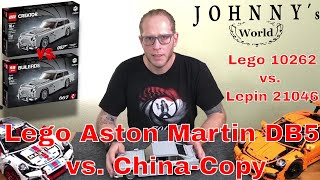 YouTube Thumbnail Lego ®  vs. Lepin Aston Martin DB5 Lego 10262 / Lepin 21046 im direkten Vergleich