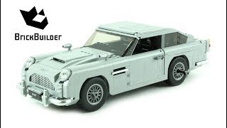 YouTube Thumbnail Lego Creator 10262 James Bond Aston Martin DB5 - Lego Speed Build
