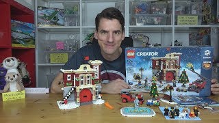 YouTube Thumbnail Wunderbare Winterwelten: LEGO® Creator Expert 10263 - Winterliche Feuerwache