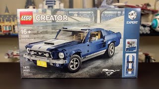 YouTube Thumbnail LEGO Creator Expert 10265 FORD MUSTANG Review!