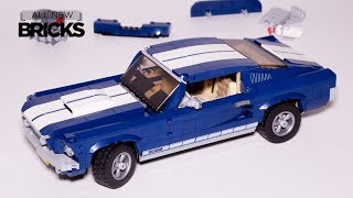 YouTube Thumbnail Lego Creator Expert 10265 Ford Mustang Speed Build