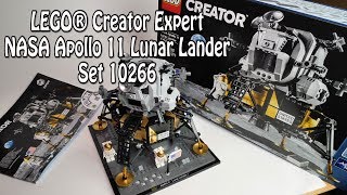 YouTube Thumbnail Review LEGO NASA Apollo 11 Lunar Lander (Creator Expert Set 10266) deutsch