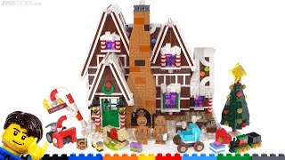 YouTube Thumbnail LEGO Creator Gingerbread House review! 10267