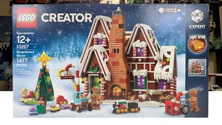YouTube Thumbnail LEGO 10267 GINGERBREAD HOUSE Review! (2019 Winter Village)