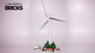 YouTube Thumbnail Lego Creator Expert 10268 Vestas Wind Turbine Speed Build