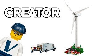 YouTube Thumbnail LEGO Creator Vestas Windkraftanlage (10268) - Speed build