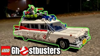 YouTube Thumbnail Erstes Set bei dem Sticker gut sind! | LEGO &#39;Ghostbusters Ecto-1&#39; Set 10274 Review |+alle Funktionen