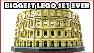 YouTube Thumbnail Biggest LEGO set Ever | 10276 Colloseum | 9036 pcs | Creator Expert | Speed Build &amp; Unboxing