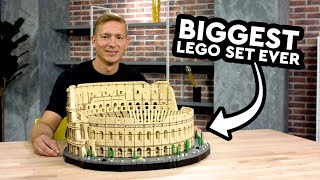 YouTube Thumbnail LEGO Colosseum | LARGEST EVER LEGO SET! 2020 | Designer Video 10276