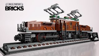 YouTube Thumbnail Lego Creator 10277 Crocodile Locomotive with Motor Speed Build
