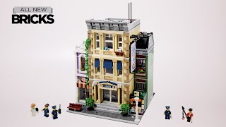 YouTube Thumbnail Lego Modular 10278 Police Station Speed Build