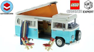 YouTube Thumbnail LEGO Creator Expert 10279 Volkswagen T2 Camper Van Speed Build