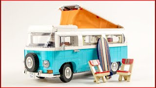 YouTube Thumbnail LEGO Creator 10279 Volkswagen T2 Camper Van Speed Build for Collectors - Brick Builder