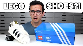 YouTube Thumbnail LEGO 10282 ADIDAS SUPERSTAR REVIEW