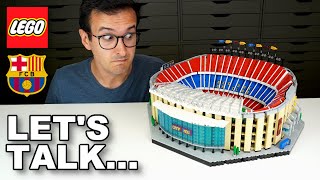 YouTube Thumbnail LEGO Camp Nou Review