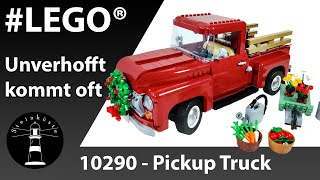 YouTube Thumbnail Premiumprodukt? LEGO® hat mich sehr positiv überrascht - LEGO® 10290 - Pickup Truck - Creator Expert