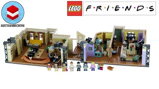 YouTube Thumbnail Lego F.R.I.E.N.D.S. 10292 The Friends Apartments - Lego Speed Build Review