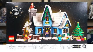 YouTube Thumbnail LEGO 10293 SANTA&#39;S VISIT Review! (2021 Winter Village)