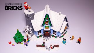 YouTube Thumbnail Lego Winter Village 10293 Santa&#39;s Visit Speed Build