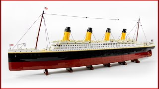 YouTube Thumbnail LEGO Creator 10294 RMS Titanic Speed Build - Brick Builder