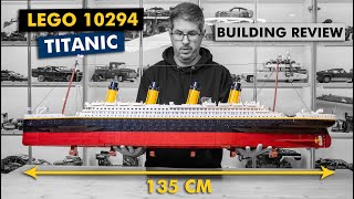 YouTube Thumbnail LEGO 10294 Titanic - 135 cm, 0 stickers &amp; not hollow - detailed building review