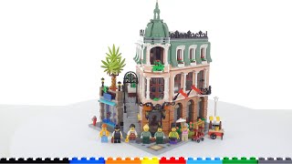 YouTube Thumbnail LEGO Boutique Hotel 10297 modular building review! &quot;Classy&quot; is the word of the day