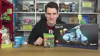 YouTube Thumbnail Ein Schwung fröhlicher Frühling - Live-Bauen mit dem Helden - Lego 10298 Vespa - 1106 Teile für 100€