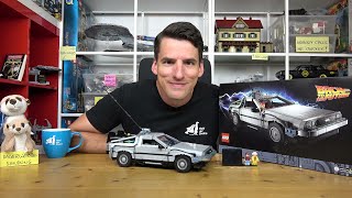 YouTube Thumbnail Die schöne Lizenz billig umgesetzt, das ist so schade! LEGO® Creator 10300 DeLorean DMC-12