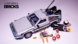YouTube Thumbnail Lego Creator Expert 10300 Back to the Future Time Machine Speed Build