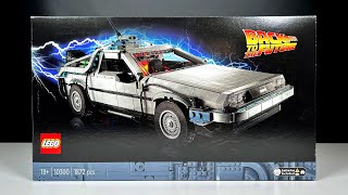 YouTube Thumbnail Krasses Modell mit Schwächen... | LEGO Back to the Future &#39;DeLorean Zeitmaschine&#39; Set 10300 Review!