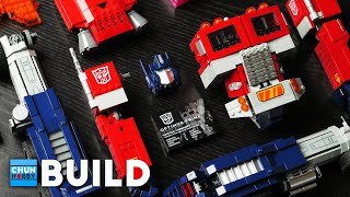 YouTube Thumbnail LEGO Speed Build! 10302 Optimus Prime | LEGO The Transformers | Beat Build