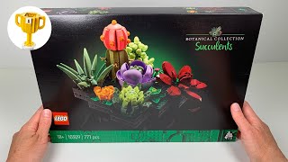 YouTube Thumbnail LEGO 10309 Succulents Speed Build