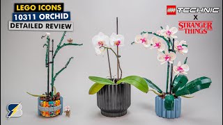 YouTube Thumbnail LEGO Technic x Stranger Things - 10311 Orchid detailed review
