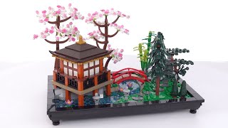 YouTube Thumbnail LEGO Icons Tranquil Garden independent review! A bit better than advertised 10315