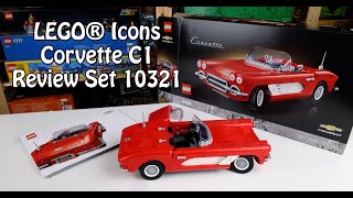 YouTube Thumbnail Das teure Rote: Review LEGO Corvette C1 (Icons Set 10321)