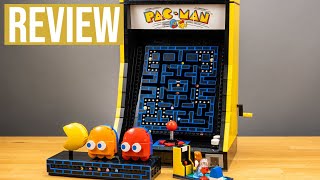 YouTube Thumbnail LEGO Icons PAC-MAN Spielautomat REVIEW | Set 10323