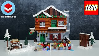 YouTube Thumbnail LEGO Icons 10325 Alpine Lodge - LEGO Speed Build Review